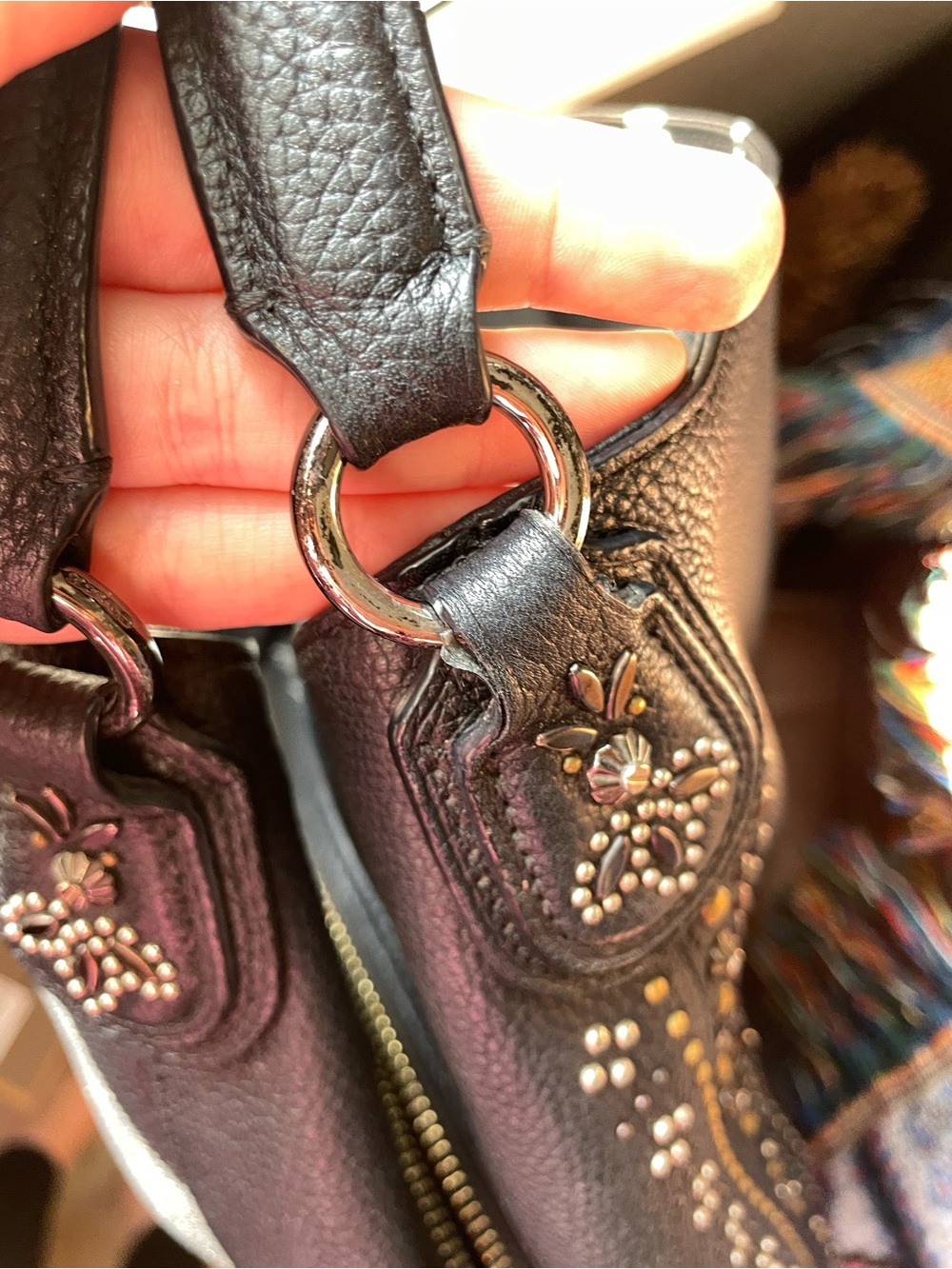 Coach Edie 31 Shoulder Bag with Rivets - Picture 10 of 10
